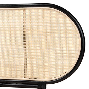 Cabecero de ratán pintado en negro Decoración de dormitorio Material natural Hecho en Vietnam Muebles duraderos para el hogar al por mayor - Product Image 2