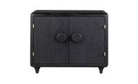 Commode modulaire à 3 tiroirs en bois massif, grande capacité, de luxe moderne, écologique, durable, sculptée à la main, personnalisable pour la maison