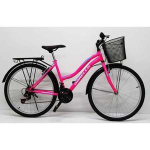 Bicicleta Urbana Dorello 2610 Blanca de Una Velocidad, Cuadro de Acero con Horquillas de Aluminio, Modelo Alanya, Rin 26 - Product Image 1