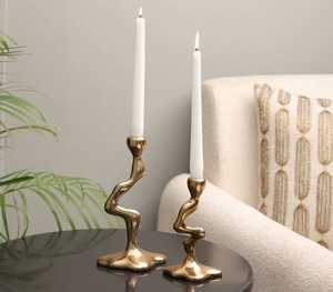 Modern Luxury Golden <b>Candle</b> Stand Adds Elegant Cozy Artistic Stylish And Inviting Ambiance To Any Room - Product Image 4