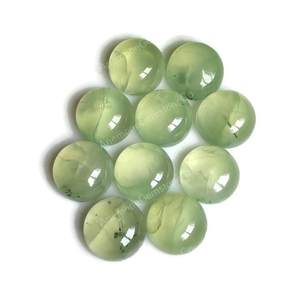 Cabujones redondos de Prehnita Natural 100% de calidad superior, joyería genuina suelta, gemas y piedras a precios al por mayor, OEM a granel - Product Image 5