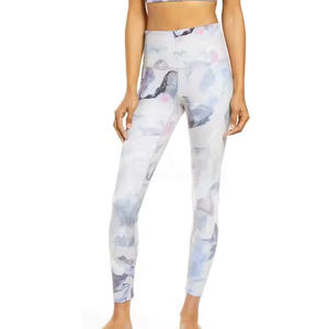 Venta al por mayor del fabricante mejor personalizado 100% de alta calidad de las mujeres pantalones de yoga gimnasio Fitness Hip Hop Leggings con estampado único patrón - Product Image 2