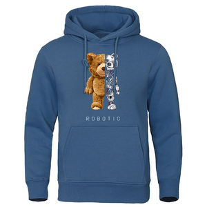 เสื้อฮิปฮอปขนแกะมีฮู้ดโอเวอร์ไซส์สำหรับผู้ชายเสื้อผ้าแนวสตรีท - Product Image 2