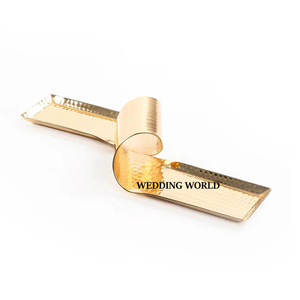 Bandeja de chocolate rectangular de metal Última nueva colección Bandeja de chocolate de Ramadán Venta caliente Nueva bandeja de chocolate de diseñador - Product Image 3