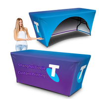 Abordable Table Throw Dropshipping Nappes Extensible Ajusté Flexible Table Couverture pour Affichage