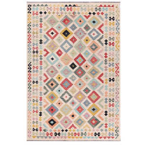 Alfombras Imaco Maimana, Alfombra Kilim Afgana de 294 x 201 cm, Alfombras y Juegos de Alfombras Tradicionales - Product Image 1