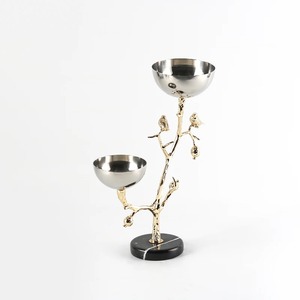 ARTISTIQUE-Cuenco de frutos secos con diseño personalizado, precio al por mayor, cuenco redondo de metal para exhibición de frutas, utensilios de cocina ultramodernos de nuevo diseño - Product Image 2