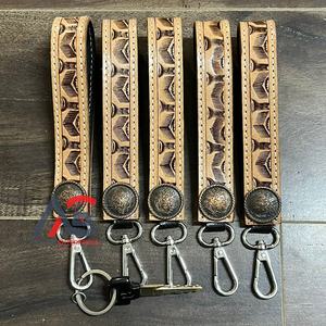 พวงกุญแจ Concho หนังแท้สำหรับทุกเพศ, สินค้ามาใหม่มีสไตล์คุณภาพสูงเป็นเครื่องมือทำจากหนัง - Product Image 1