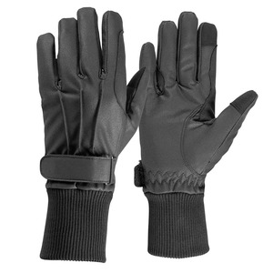 Gant d'hiver Gants d'équitation d'hiver épais et coupe-vent d'équitation Écran tactile Gants en cuir chauds de haute qualité à faible taux. - Product Image 1