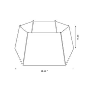 Collier d'arbre de flocon de neige hexagonal découpé à l'emporte-pièce pour arbre de Noël pour une utilisation intérieure et extérieure à la maison - Product Image 2