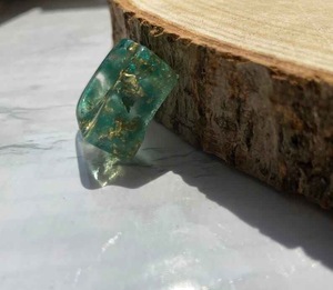 Resin Acrylic Rings Round Shape Handcrafted Love Ring Women Party Jewelry Wholesale Supply for Best Price - Product Image 4