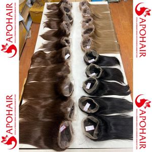 ขายส่งวิกผมลูกไม้เต็มตรง100% ผมมนุษย์ที่กำหนดเองสี HD ลูกไม้โรงงานแนวโน้มด้านบน - Product Image 3