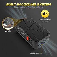Compresseur d'air portable sans fil rechargeable 150 psi ABS avec batterie externe et pompe à pneus GA03 pour GUSSDO