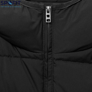 Chaqueta de Invierno Casual para Hombre, con Capucha, Impermeable, Cortavientos, 100% Poliéster, Personalizada con Logotipo, Chaqueta Acolchada con Estampado OEM - Product Image 5