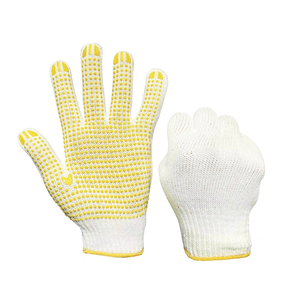 Gants de sécurité de haute qualité 100% coton avec une bonne adhérence pour une utilisation en extérieur - Respirants et durables - Product Image 1