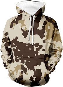 Sudadera con Capucha Extra Grande Personalizada para Hombre, 100% Algodón con Diseño de Chaqueta Acolchada, Felpa Cálida con Estampado de Letras - Product Image 2