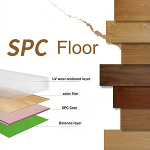 Nouveau design 2026, facile à installer, sans colle, imperméable, antidérapant, revêtement <span class=keywords><strong>de</strong></span> <span class=keywords><strong>sol</strong></span> SPC renforcé - Product Image 3