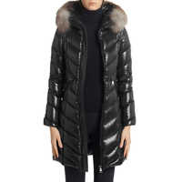 Chaqueta de Invierno 2022 para Mujer, Acolchada con Piel de Zorro, 100% Algodón, con Capucha y Cierre de Cremallera, Estilo Urbano