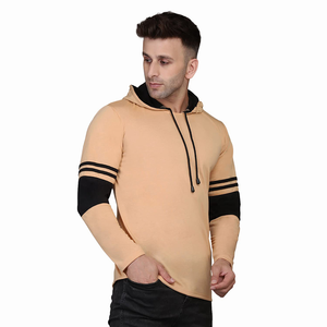 เสื้อฮู้ดแบบสวมหัวของผู้ชายสำหรับฤดูหนาว2025ผ้าคอตตอนโพลีเอสเตอร์ปักโลโก้ตามสั่ง - Product Image 4