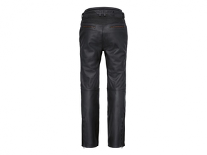 BM Motorrad Charlottenburg hommes/femmes pantalon en cuir noir patrimoine/moto urbaine rue équitation/course peau de vache Biker pantalon CE - Product Image 4