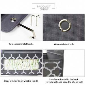 Nouveauté 2021, vente chaude, organisateur mural à 5 niveaux avec fenêtre transparente, organisateur de porte, tissu pliable, chaussures, salle de bain, garage - Product Image 3