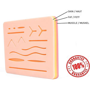 Kits de Suture d'étudiant de haute qualité 6 pièces support de scalpel pince à tissu ciseaux à iris avec mallette de rangement en PU - Product Image 5