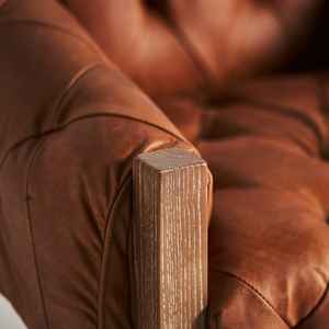 Sillón Reclinable de Cuero Genuino OEM |   Fabricante de Sillas Minimalistas para Sala de Estar en Indonesia - Product Image 3