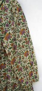 Indian Fusion Ikat Non-tissé Lavable Longueur Genou Vêtements de Plage Robe Occidentale Coton Naturel Été Indo Western Bouton de Poche - Product Image 3