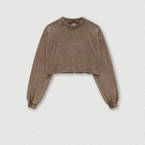 Sudadera Extra Grande de Algodón Terry Liso Bordado para Mujer, de Alta Calidad, Ecológica, para la Calle - Product Image 2