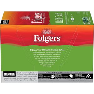 Café Folgers Half-Caff torréfaction moyenne, 72 dosettes Keurig K-Cup - Product Image 3