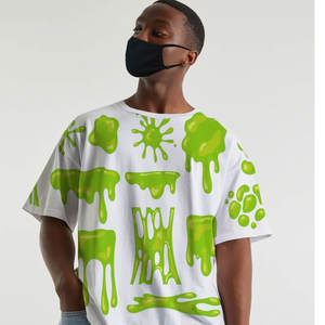 Streetwear de grande taille Premium T Shirts pour hommes Oversized Summer Casual Street Wear Drop Shoulder T-shirt pour hommes - Product Image 6