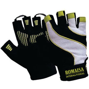 Guantes Deportivos Unisex Personalizados de Medio Dedo con Cierre de Cordones, de Alta Calidad, Duraderos, de Poliéster, para Levantamiento de Pesas en el Gimnasio - Product Image 2