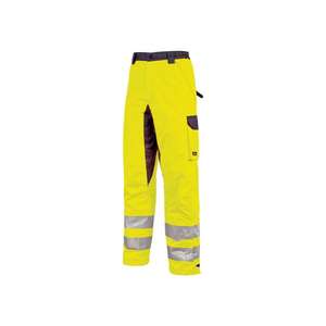 Pantalones DE SEGURIDAD reflectantes impermeables y transpirables Subu Yellow Fluo, ropa de seguridad - Product Image 1