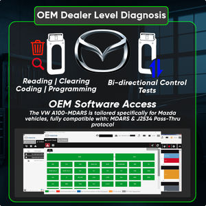 อินเทอร์เฟซมัลติเพล็กเซอร์ Autroniq IQMaxPro A100 MDARS VCI สำหรับรถยนต์มาสด้า เครื่องมือวินิจฉัย โค้ด และโปรแกรมระดับ OEM - Product Image 5