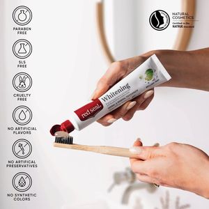 Dentifrice Herbal Minéral Soin Complet Menthe Douce Sans Fluor Rafraîchissant Haleine Contrôle Plaque 100g - Product Image 2
