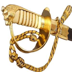 Espada Ceremonial Masónica Dorada de la Francmasonería - Product Image 6