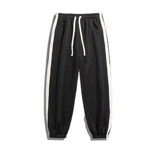 Pantalons décontractés à la mode, respirants, pour hommes, pantalons surdimensionnés, pantalons de sport, de fitness, de gym, à séchage rapide, pantalons pour hommes avec logo personnalisé - Product Image 2