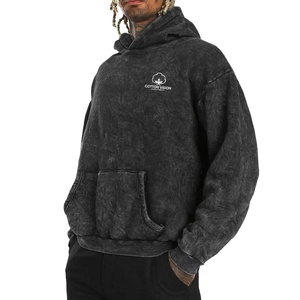 Sudaderas con Capucha de Diseño Nuevo 2026 con Lavado Ácido para Hombre, Sudaderas con Capucha de Invierno con Lavado Ácido de Diseño Personalizado en Venta - Product Image 1