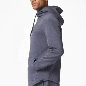 Ensemble de survêtement personnalisé pour homme avec fermeture éclair, ensemble de survêtement de sport pour l'entraînement et la remise en forme, pantalon de survêtement et sweat-shirt à capuche, ensemble deux pièces pour homme - Product Image 4