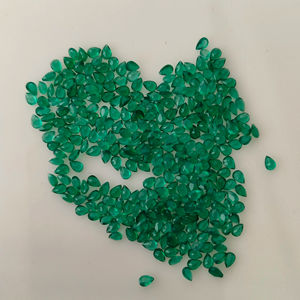 พลอยออนิกซ์สีเขียวธรรมชาติ ทรงหยดน้ำ ขนาด 3x2 มม. คุณภาพดีที่สุด สำหรับทำเครื่องประดับ - Product Image 3