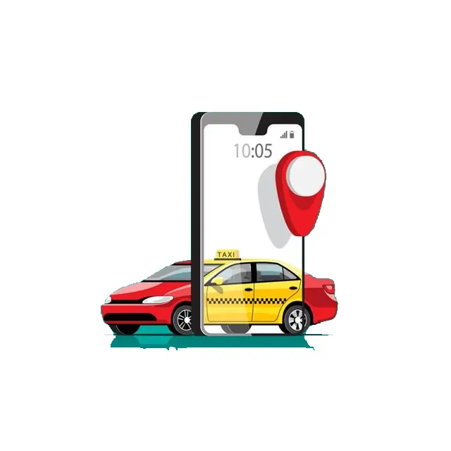 Supporto del dispositivo Android e iOS in applicazione di sviluppo taxi in app mobile 2023 logo personalizzato con design