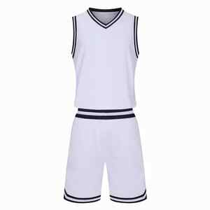 Tenue de basket-ball élégante 100% coton respirant de qualité supérieure, vêtements de sport, nouveau design, saison estivale, logo personnalisé, couleur au choix - Product Image 1