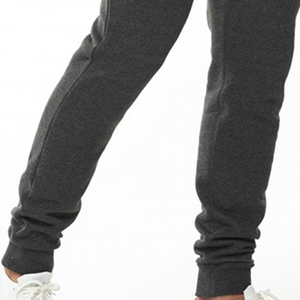 Wholesale 100% Cotton Men's Casual Sweatpants Breathable Solid Color Jogger <b>Drawstring</b> Regular Fit Skin Fitted High Painted High - Product Image 6
