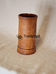 Taza de madera ancha reutilizable para clientes de estilo de vida verde hecha de materiales ecológicos adecuados para té, café y bebidas de hierbas Tradebyd - Product Image 4