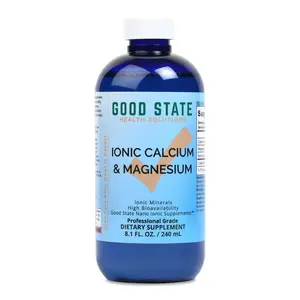 Líquido iônico do grau superior do bom estado (72 mg de calcio básico, 63 mg magnésio básico, 500 mcg