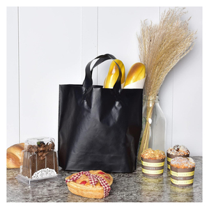 Bolsa de plástico con asa de bucle suave impresa personalizada del fabricante de Vietnam, bolsa de compras de plástico HDPE de diseño especial - Product Image 4