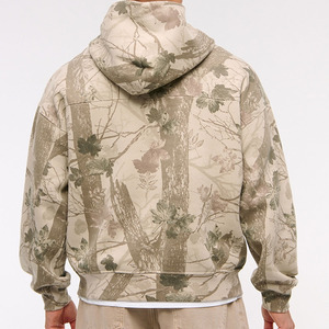 เสื้อสเวตเตอร์ผ้าฝ้ายลายพรางสำหรับผู้ชายเสื้อมีฮู้ดลายพรางสไตล์สตรีทแวร์พิมพ์ลายพรางขนาดใหญ่ - Product Image 3