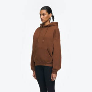 El mejor fabricante, sudaderas con capucha de gran tamaño con hombros descubiertos para mujer, Jersey de estilo holgado tipo polar de tela suave y cómodo, logotipo personalizado - Product Image 3