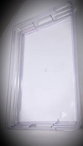 Plateau acrylique personnalisé carré plateau acrylique clair pour servir pour taille personnalisée prix bon marché avec fait à la main - Product Image 4