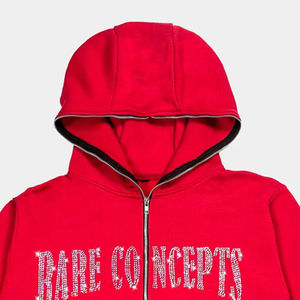 Sweat à capuche d'hiver en molleton 300 grammes, coupe classique, style streetwear premium, délavé à l'acide, 100% coton, pour hommes - Product Image 3